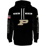 customized purdue boilermakers punisher skull black hoodie best selling