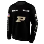 customized purdue boilermakers punisher skull black hoodie best selling