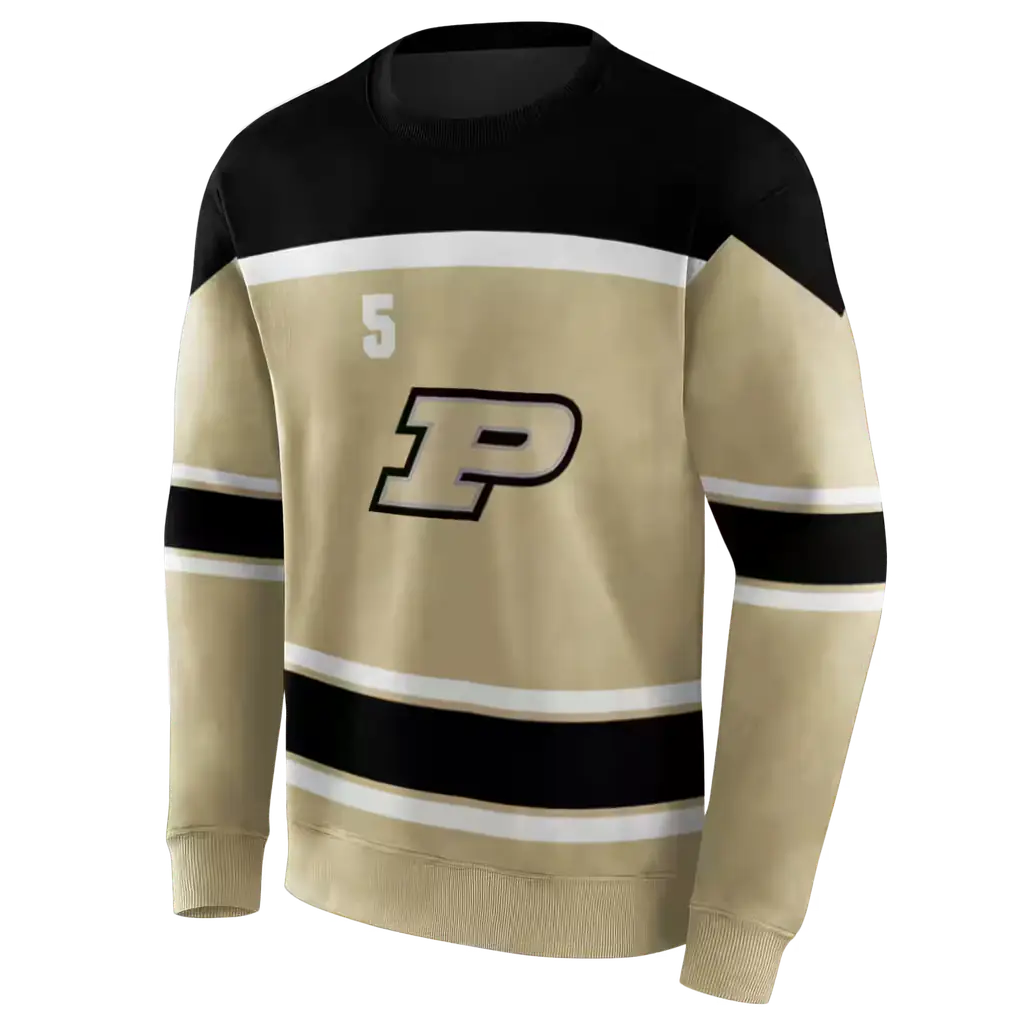 customized purdue boilermakers striped pattern gold hoodie new arrival customized purdue boilermakers striped pattern gold hoodie new arrival