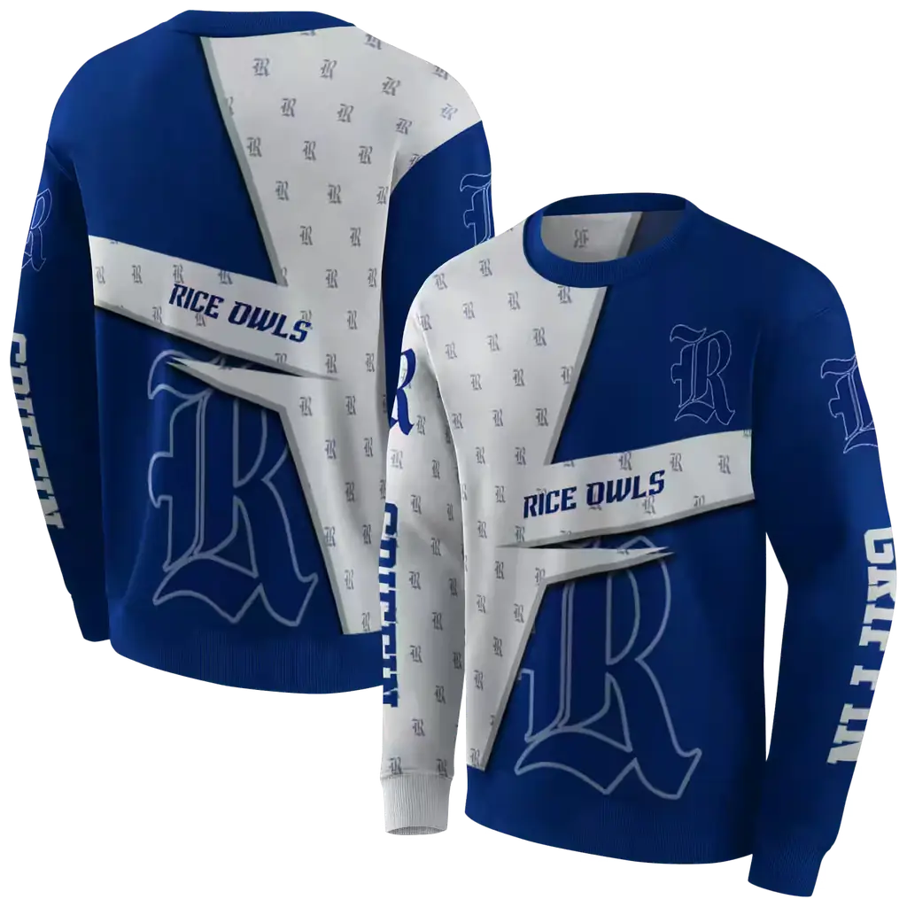 customized rice owls abstract shape navy blue hoodie premium grade customized rice owls abstract shape navy blue hoodie premium grade