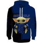 customized rice owls baby yoda navy blue black hoodie best selling