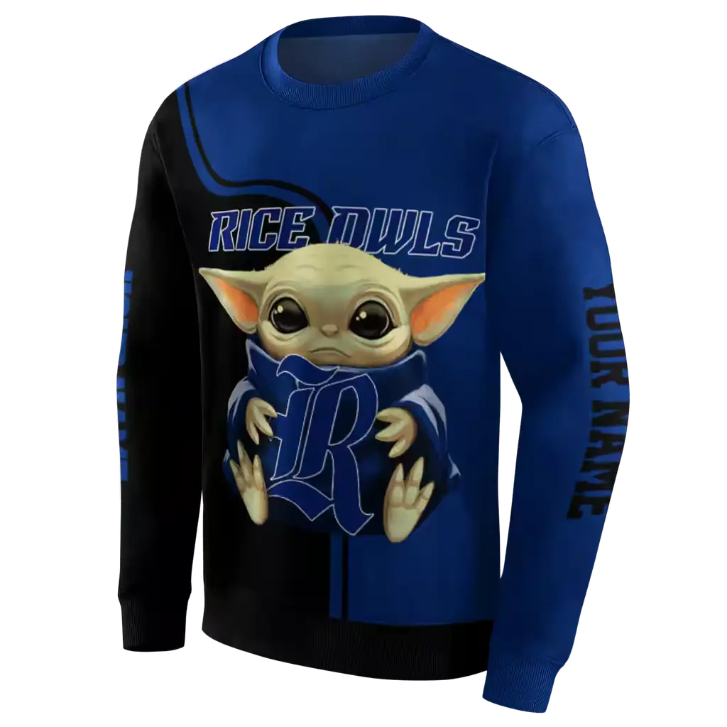 customized rice owls baby yoda navy blue black hoodie new arrival customized rice owls baby yoda navy blue black hoodie new arrival