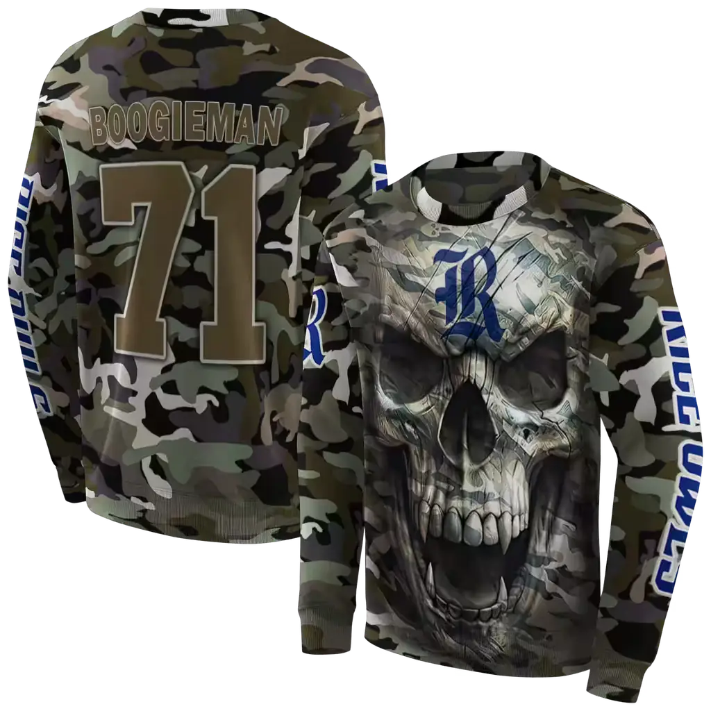 customized rice owls camo skull hoodie premium grade customized rice owls camo skull hoodie premium grade