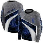 customized rice owls hexagonal mesh navy blue black gray hoodie best selling
