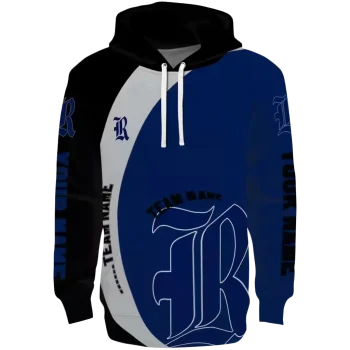 customized rice owls minimalist design navy blue black hoodie best selling