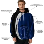 customized rice owls minimalist design navy blue black hoodie best selling