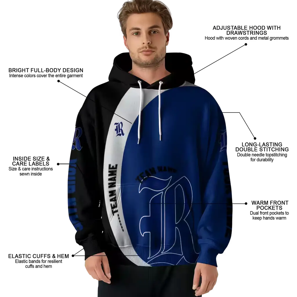 customized rice owls minimalist design navy blue black hoodie latest model customized rice owls minimalist design navy blue black hoodie latest model