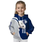 customized rice owls peeking snoopy navy blue hoodie best selling