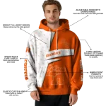customized sam houston bearkats abstract shape orange hoodie best selling