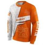 customized sam houston bearkats abstract shape orange hoodie best selling