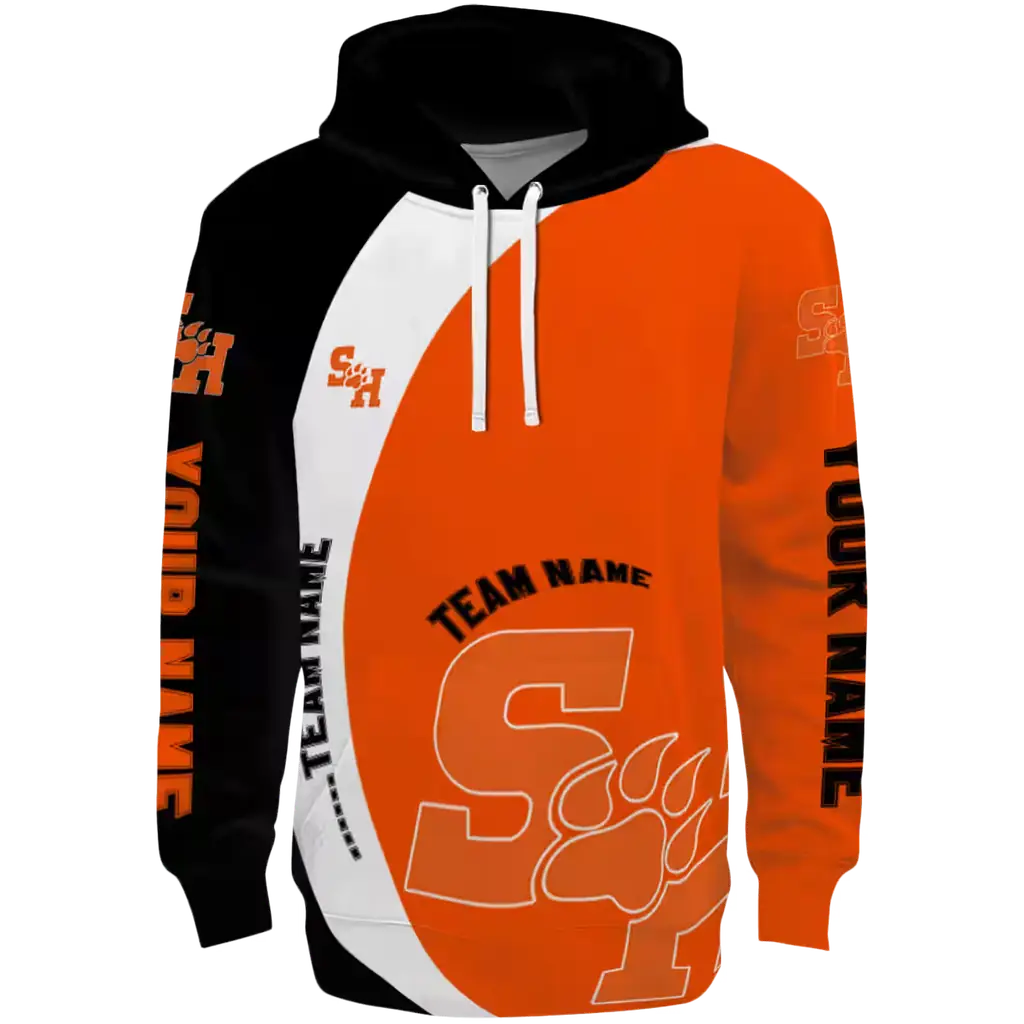 customized sam houston bearkats minimalist design orange black hoodie best selling customized sam houston bearkats minimalist design orange black hoodie best selling