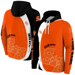 customized sam houston bearkats minimalist design orange black hoodie best selling