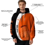 customized sam houston bearkats minimalist design orange black hoodie best selling