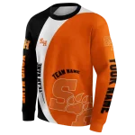 customized sam houston bearkats minimalist design orange black hoodie best selling
