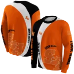 customized sam houston bearkats minimalist design orange black hoodie best selling