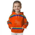 customized sam houston bearkats rainbow stripes orange hoodie best selling