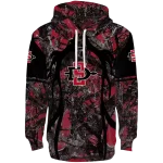 customized san diego state aztecs hunting theme red black hoodie best selling