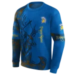 customized san jose state spartans deer silhouette blue hoodie best selling