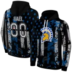 customized san jose state spartans distressed flag blue black hoodie best selling