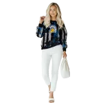 customized san jose state spartans distressed flag blue black hoodie best selling