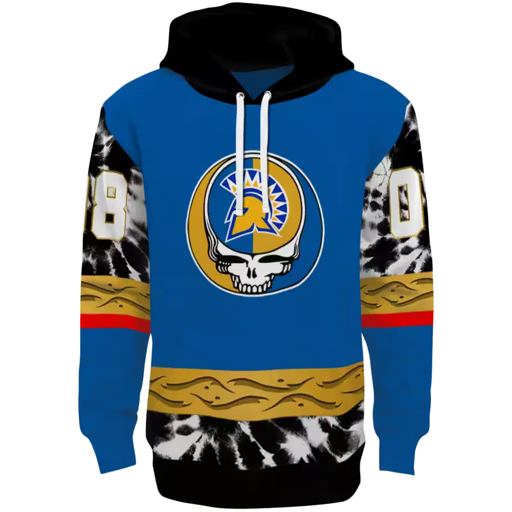 customized san jose state spartans grateful vibes blue hoodie best selling customized san jose state spartans grateful vibes blue hoodie best selling