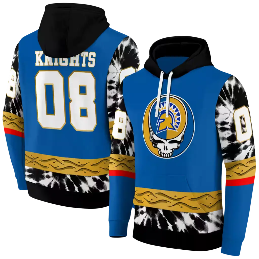 customized san jose state spartans grateful vibes blue hoodie fashion forward customized san jose state spartans grateful vibes blue hoodie fashion forward