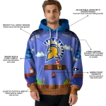 customized san jose state spartans mario blue black hoodie best selling