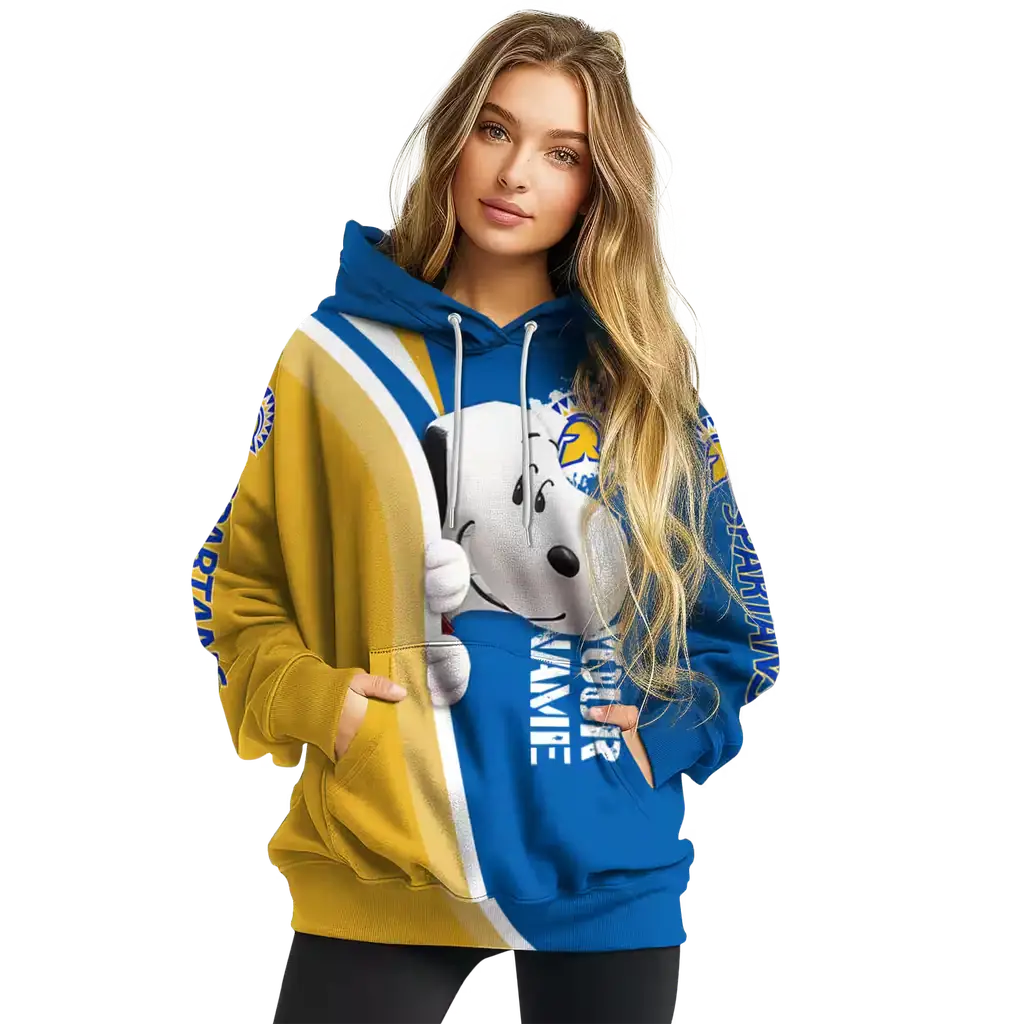 customized san jose state spartans peeking snoopy blue hoodie high quality customized san jose state spartans peeking snoopy blue hoodie high quality