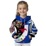 customized smu mustangs puzzle pieces blue hoodie best selling