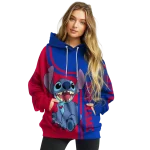 customized smu mustangs stitch blue hoodie best selling