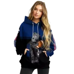 customized south alabama jaguars baby groot blue black hoodie best selling