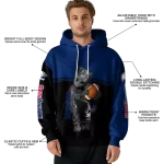 customized south alabama jaguars baby groot blue black hoodie best selling