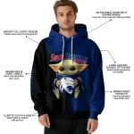 customized south alabama jaguars baby yoda blue black hoodie best selling