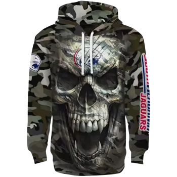 customized south alabama jaguars camo skull hoodie best selling