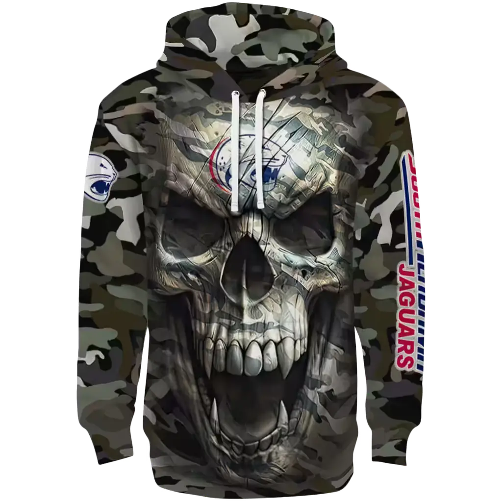 customized south alabama jaguars camo skull hoodie best selling customized south alabama jaguars camo skull hoodie best selling
