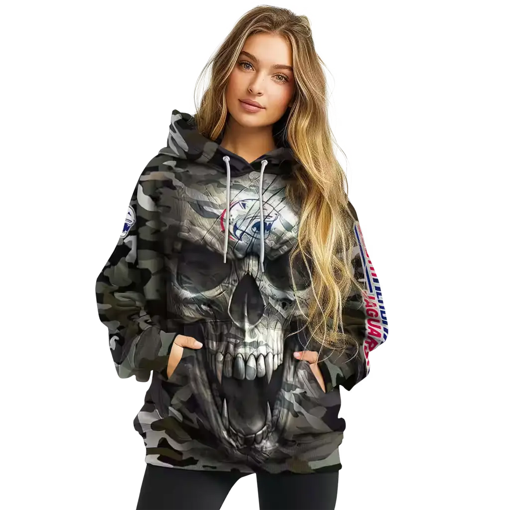 customized south alabama jaguars camo skull hoodie high quality customized south alabama jaguars camo skull hoodie high quality