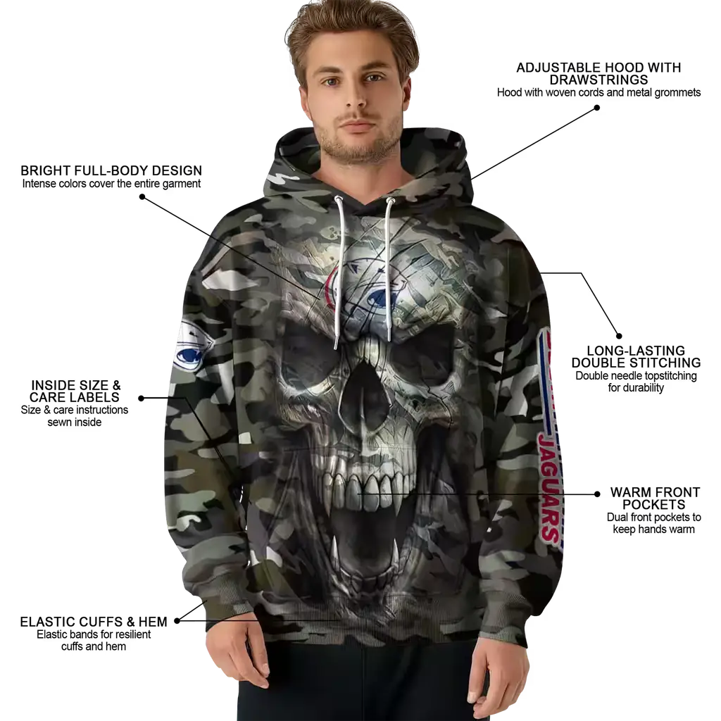 customized south alabama jaguars camo skull hoodie latest model customized south alabama jaguars camo skull hoodie latest model