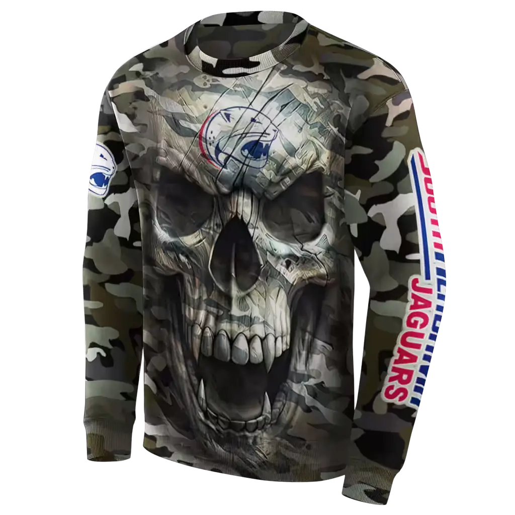 customized south alabama jaguars camo skull hoodie new arrival customized south alabama jaguars camo skull hoodie new arrival