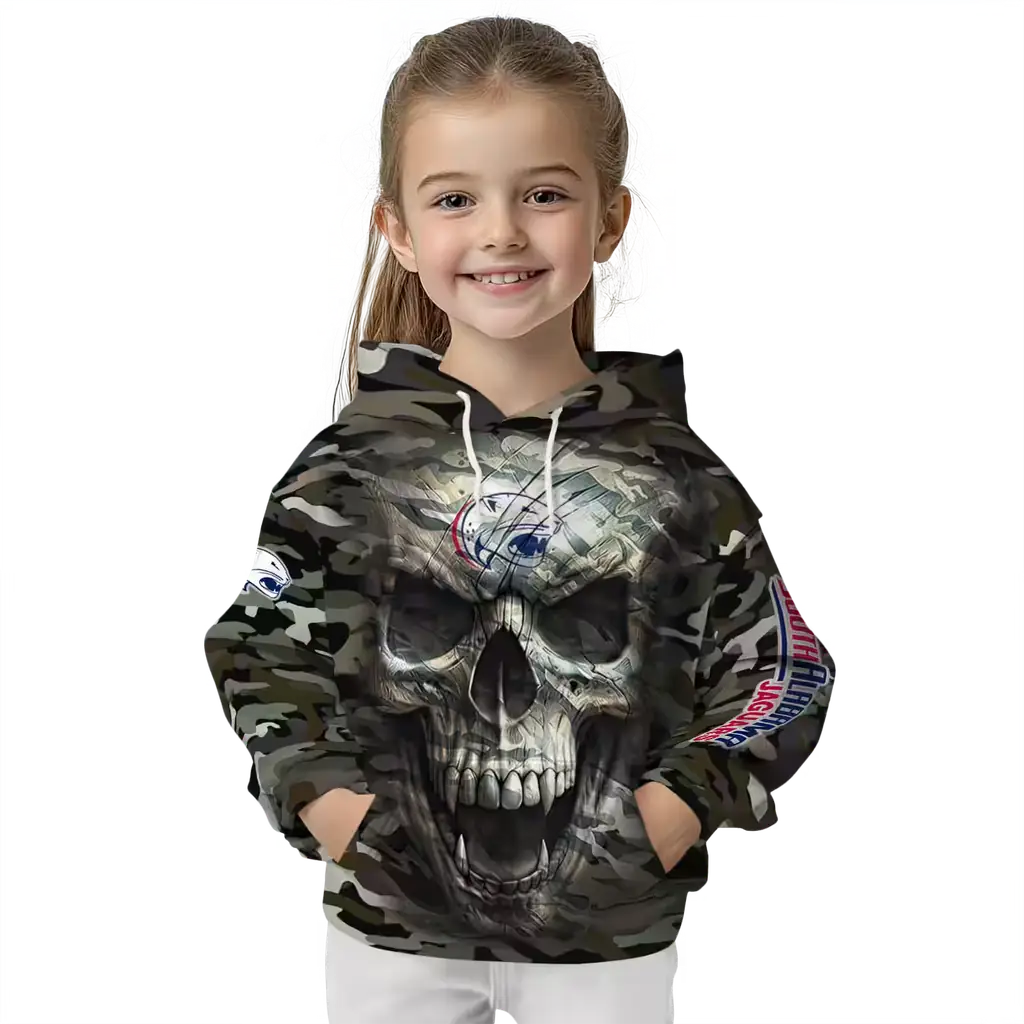 customized south alabama jaguars camo skull hoodie top rated customized south alabama jaguars camo skull hoodie top rated