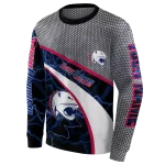 customized south alabama jaguars hexagonal mesh blue black gray hoodie best selling