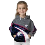 customized south alabama jaguars hexagonal mesh blue black gray hoodie best selling