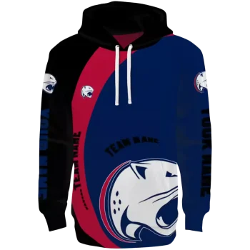 customized south alabama jaguars minimalist design blue black hoodie best selling