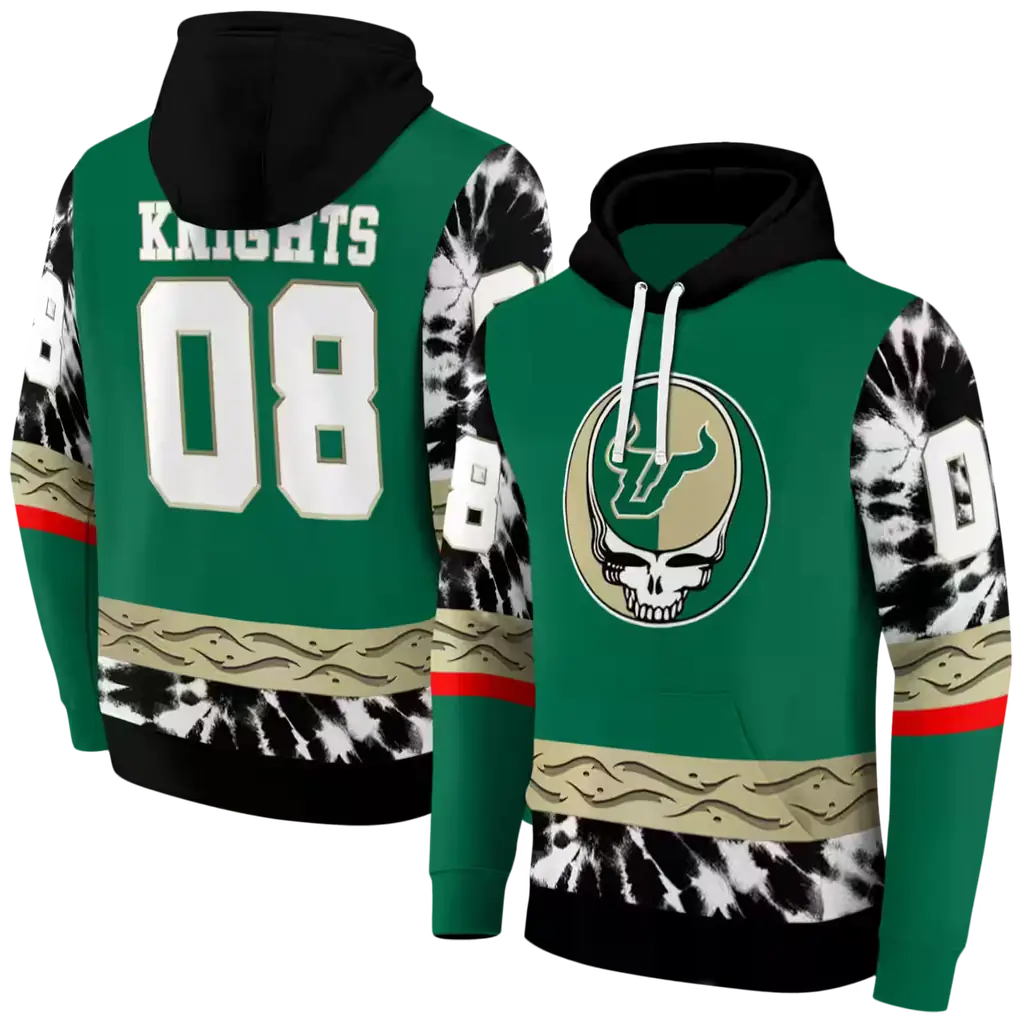 customized south florida bulls grateful vibes green hoodie fashion forward customized south florida bulls grateful vibes green hoodie fashion forward