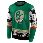 customized south florida bulls grateful vibes green hoodie best selling