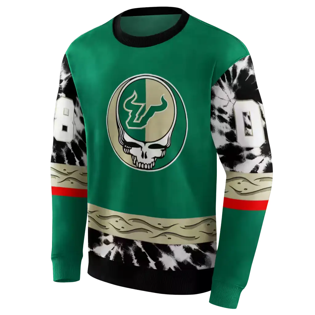 customized south florida bulls grateful vibes green hoodie new arrival customized south florida bulls grateful vibes green hoodie new arrival