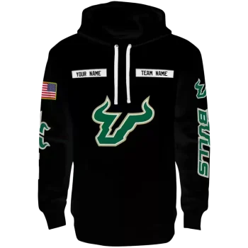 customized south florida bulls punisher skull black hoodie best selling