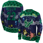 customized south florida bulls spongebob patrick star green navy hoodie best selling