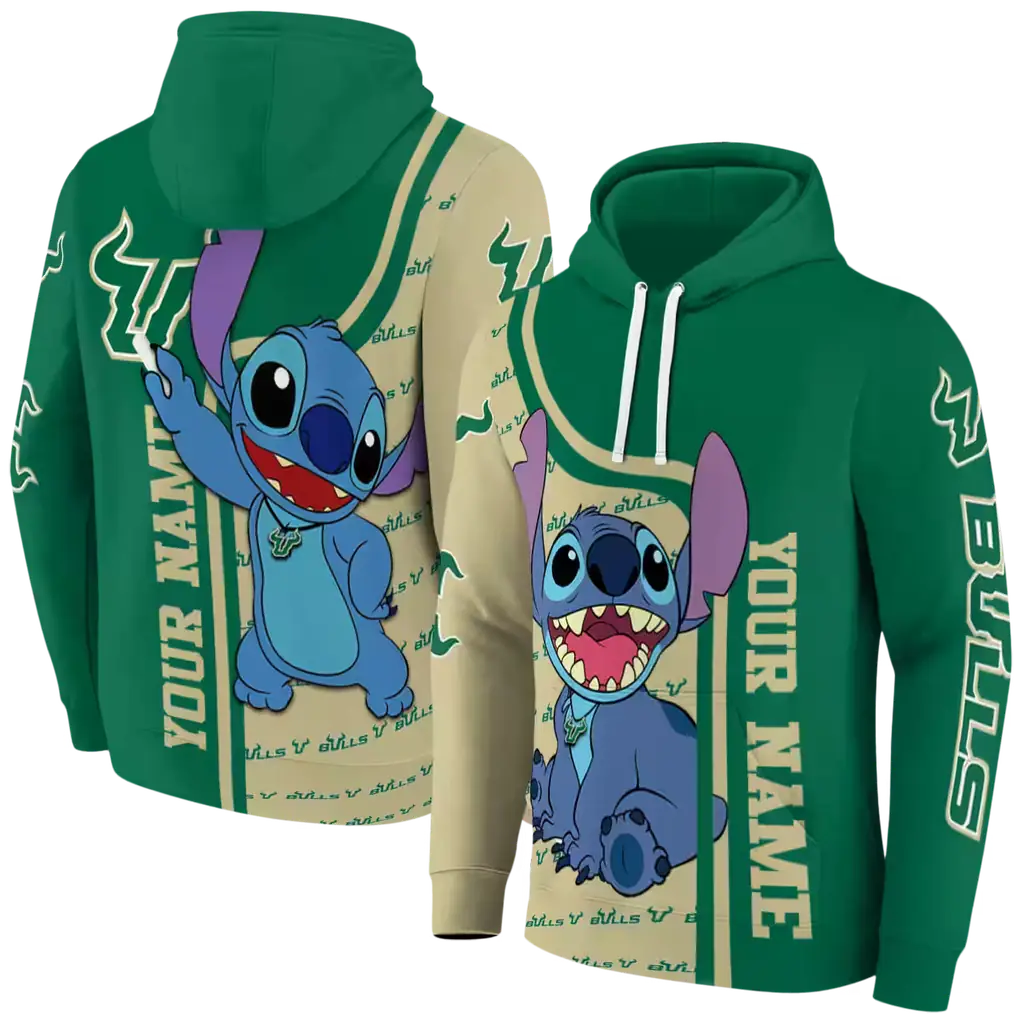 customized south florida bulls stitch green hoodie fashion forward customized south florida bulls stitch green hoodie fashion forward
