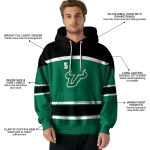 customized south florida bulls striped pattern green hoodie best selling
