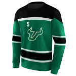 customized south florida bulls striped pattern green hoodie best selling